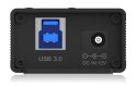 IcyBox Hub IB-HUB1717 16+1 port USB HUB, 16x USB + 1x USB do ładowania, USB 3.2 Gen 1, 96 Watt zasilacz