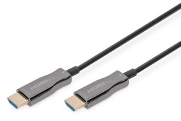 Kabel DIGITUS połączeniowy hybrydowy AOC HDMI 2.0 Premium High Speed Ethernet 4K60Hz UHD HDMI A/HDMI A M/M czarny 15m