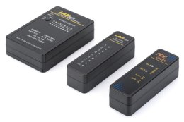 Tester kabli DIGITUS DN-14001-1 sieciowych i komunikacyjnych (RJ45, RJ12, RJ11, BNC) Auto-Scan z PoE
