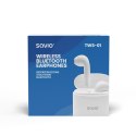 Słuchawki bezprzewodowe SAVIO TWS-01 (douszne; bezprzewodowe, Bluetooth; z wbudowanym mikrofonem; kolor biały