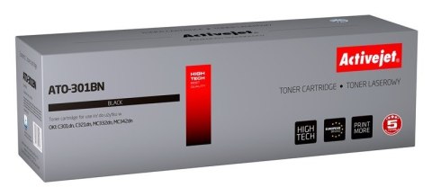 Activejet ATO-301BN Toner (zamiennik OKI 44973536; Supreme; 2200 stron; czarny)