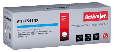 Activejet ATH-F541NX Toner (zamiennik HP 203X HP203X CF541X CRG 054H CRG054H; Supreme; 2500 stron; błękitny)