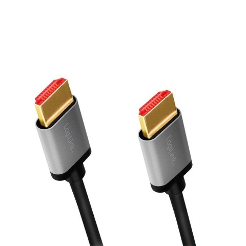 LogiLink Kabel HDMI 2.1 8K/60Hz Aluminiowy 2m