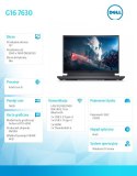 Dell Notebook Inspiron G16 7630 Win11Home i5-13450HX/16.0 QHD+/512GB/16GB/RTX 4050/2Y NBD
