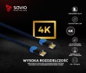 Savio Kabel HDMI 2.0 niebiesko-czarny 1,8m, GCL-02