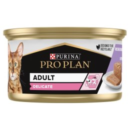 PURINA Pro Plan Delicate Mus z Indykiem - mokra karma dla kota - 85 g