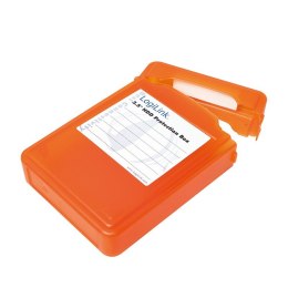 LogiLink Pudełko ochronne do HDD 3.5 cala Pomarańczowe