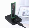 Gembird Stacja dokujaca dysków M.2 SATA i NVME USB-C