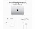 Apple MacBook Pro 14,2 cali: M3 Pro 11/14, 18GB, 512GB - Srebrny