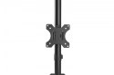 Digitus Uchwyt biurkowy pionowy 2xLCD max. 32 cale 8kg, zaciskowy, czarny