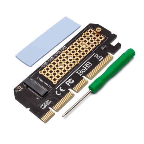 Karta rozszerzeń, adapter M.2 NVMe M-Key PCI-E Savio AK-41