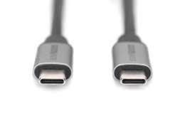 Digitus Kabel połączeniowy USB 3.0 60W/5Gbps Typ USB C/USB C M/M 0,5m Czarny