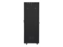 Lanberg Szafa instalacyjna rack stojąca 19 42U 800x800 czarna, drzwi szklane LCD (Flat pack)