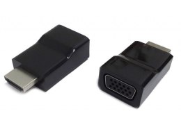 Adapter HDMI-A męski-VGA żeński Gembird A-HDMI-VGA-001