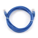 Kabel sieciowy UTP Gembird PP6U-3M/B kat. 6, Patch cord RJ-45 (3 m)