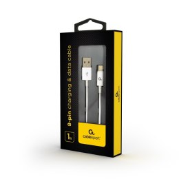 Kabel USB 2.0 (AM/8-pin lightning M) 1m biały Gembird