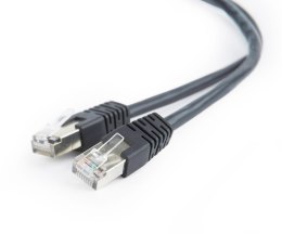 Kabel sieciowy FTP Gembird PP22-1M/BK kat. 5e, Patch cord RJ-45 (1 m)