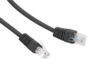 Kabel sieciowy UTP Gembird PP6U-1M/BK kat. 6, Patch cord RJ-45 (1 m)