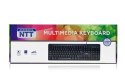 Klawiatura multimedialna NTT-KB-UM-106 (czarna)
