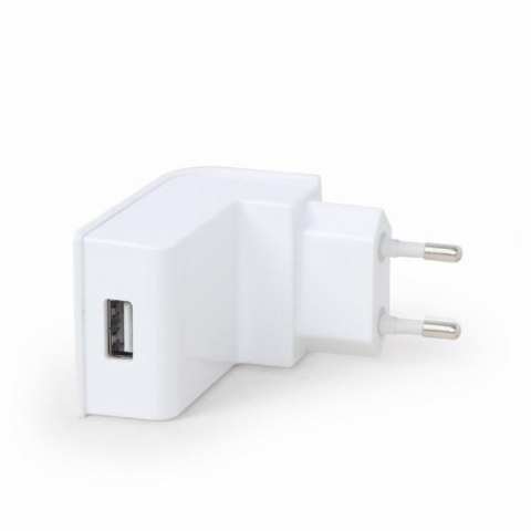 Ładowarka sieciowa USB Gembird biała