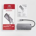 AXAGON HMC-6M2 Wieloportowy hub USB-C 3.2 Gen 1, slot M.2 SATA + HDMI + GLAN + 2x USB-A + PD 100W