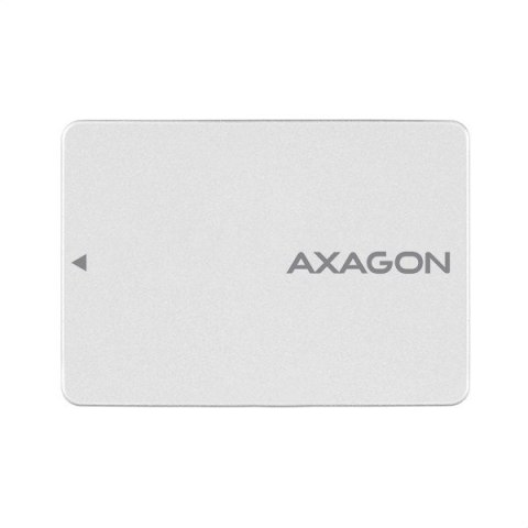 AXAGON RSS-M2SD Wewnętrzna obudowa 2.5" z interfejsem SATA do dysków SSD M.2 SATA, srebrny