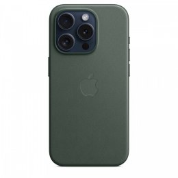 Apple Etui z tkaniny FineWoven z MagSafe do iPhonea 15 Pro - wieczna zieleń