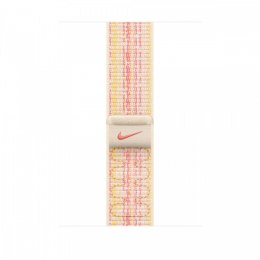 Apple Opaska sportowa Nike w kolorze księżycowej poświaty/różowym do koperty 45 mm