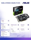 Asus Karta graficzna GeForce GTX 1650 DUAL EVO OC 4G GDDR6 128bit HDMI/DP