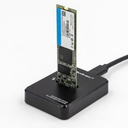 Stacja dokująca Qoltec dysków SSD M.2 SATA/PCIe | NGFF/NVMe | USB 3.1