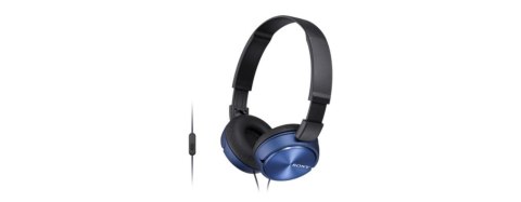 Sony Słuchawki handsfree, mikrofon MDR-ZX310AP Blue