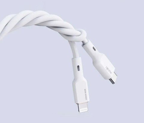 AUKEY CB-SCL2 kabel Lightning - USB-C 1.8m MFi Apple USB-PD silikonowy biały