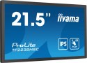 IIYAMA Monitor wielkoformatowy 21.5 cala TF2238MSC-B1 IPS,FHD,DP,HDMI,2x2W,2xUSB,600(cd/m2), 10pkt.7H,IP1X(Front),Pion/Poziom