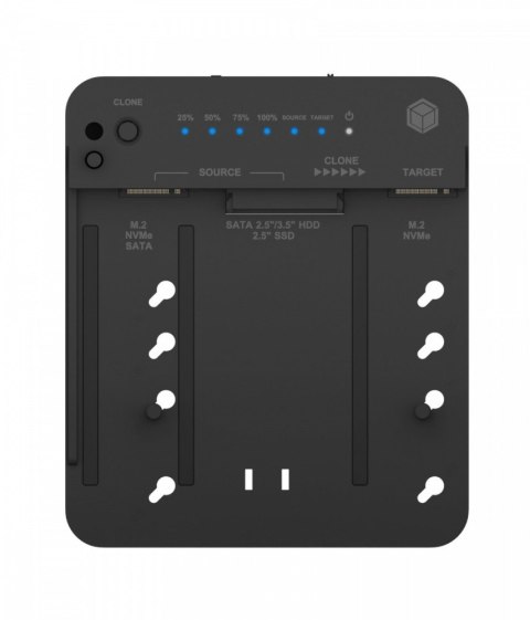 IcyBox Stacja klonująca i dokująca IB-2913MCL-C31 dla M.2 NVMe SSD i HDD