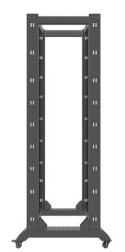 Lanberg Stojak Open Rack 42U 600x800mm czarny