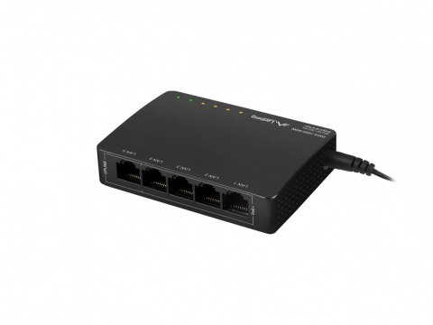 Lanberg Switch POE + Desktop 5 port 1GB DSP3-1005-60W