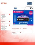 GOODRAM Dysk SSD PX700 2TB M.2 PCIe 2280 4x4 7400/6500MB/s