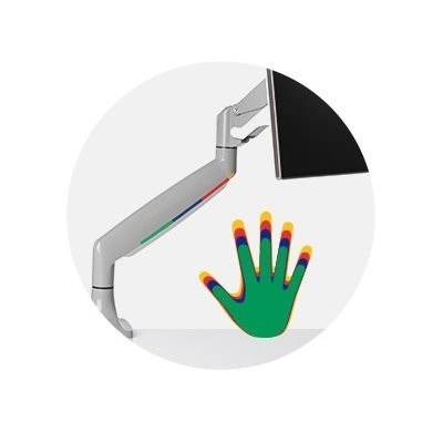 Kensington *One Touch Height Adjust. Single Monitor