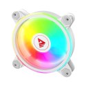 SAVIO ZESTAW 4 WENTYLATORÓW ARGB 120 MM WRAZ Z KONTROLEREM ORAZ PILOTEM FAN-01 WHITE