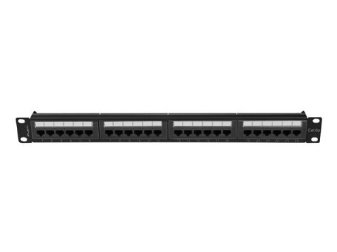 Lanberg Patchpanel 24 port 1U KAT6A PPUA-1024-B Czarny