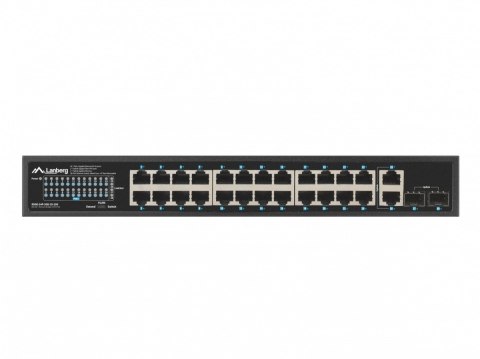 Lanberg Switch 24x1GB POE+ 2xGB 2x rack 19'' gigabit ethernet 250W