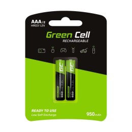 Green Cell Akumulatorki Paluszki 2x AAA HR03 950mAh