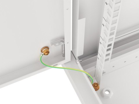 Lanberg Szafa wisząca 19 6U 600x450 WF01-6406-00S szara