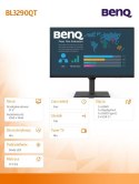 Benq Monitor 31.5 cala BL3290QT 2K 4ms/IPS/75HZ/HDMI/Czarny