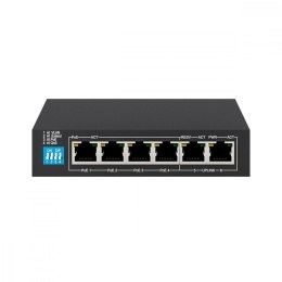 Extralink Switch KRIOS PoE 4x Gigabit PoE/PoE+, 2x RJ45 Uplink Gigabit, 60W