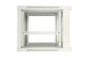 Extralink Szafka wisząca rack 12U 600x450 szara metalowe drzwi
