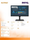 Benq Monitor 27 cali BL2790QT 2K 5ms/IPS/75Hz/HDMI