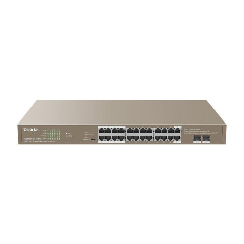 Switch niezarządzalny Tenda TEG1126P-24-410W 24-port 1GbE PoE 410W