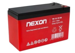 Akumulator żelowy Nexon TN-GEL-10 12V 10Ah - głębokiego rozładowania i pracy cyklicznej