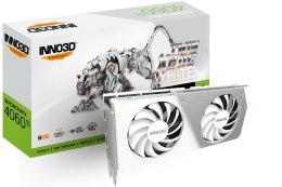 Karta graficzna INNO3D GeForce RTX 4060 Ti TWIN X2 OC WHITE 8GB GDDR6 DLSS 3